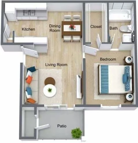 Floor Plan A 8-810 floor plan